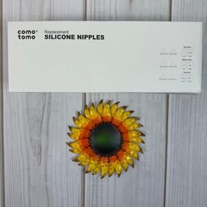 comotomo‎ baby bottle replacement nipple set - new